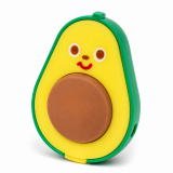 Ascutitoare simpla Tochain cu container si radiera 27 mm avocado